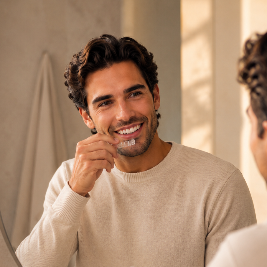 Begin your whitening treatment